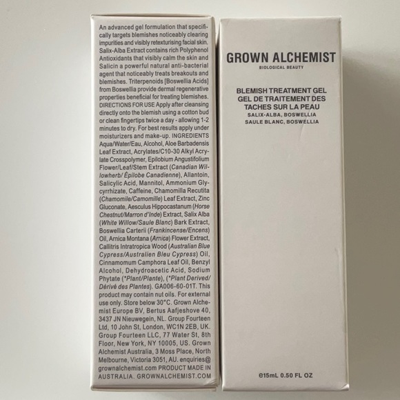 🔥$5 SALE! Grown Alchemist (2) blemish treatment gel, BNIB .50 fl oz - Picture 4 of 5